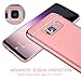 Galaxy S8 Plus Case, CANSHN 3 in 1 Ultra Thin and Slim Hard Case Coated Non Slip Matte Surface with Electroplate Frame for Samsung Galaxy S8 Case Plus (6.2'')(2017) - Rose Gold