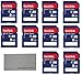 SanDisk 8 GB Class 4 SD Flash Memory Card - 10 Pack With Everything But Stromboli (tm) MicroFiber Cleaning Cloth primary