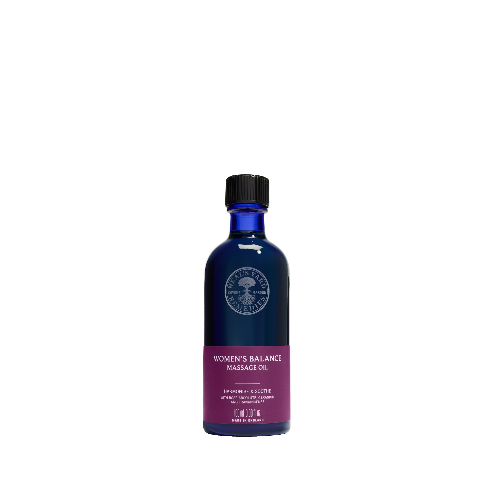 Neal's Yard Remedies | Women's Balance Massage Oil | Relaxing Body Gifts for Women - Essential Oil & Blend of Rose Oil | 100ml
