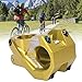 Bike Handlebar Stem 31.8mm Aluminium Alloy Hollow Handlebar Stem Cycling Mountain Bike Handlebar Riser(Yellow)thumb 4