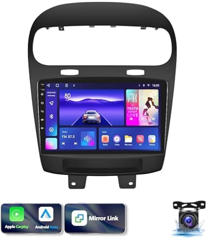 Dodge Journey Radio Android 15 Car Stereo For Dodge Journey & Fiat Freemont - 9\" Touchscreen With Wireless CarPlay 9 Inch Touch Screen Car Stereo