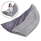 Stuffed Animal Bean Bag Chair Kids Toy Storage Organizer Stuffie Seat, Foldable Floor Chair Sofa Toy Storage Bean Bag Chair Seat for Kids, Teens and Adults | Extra Large | Super Soft Velvet (Velvet)