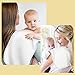 Kyapoo Burp Cloths Large 25.2x11 6 Layers 100% Cotton 3 Pack White