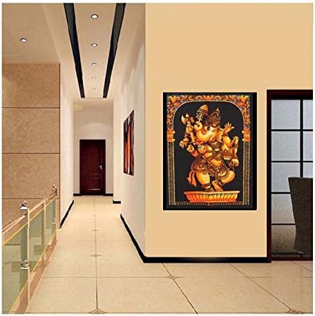 Denika Handicrafts Lord Ganesha Tapestry Bohemian Wall Hanging, Psychedelic Wall Art, Dorm Décor Throw, Indian Wall Tapestries Art