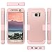 ULAK Galaxy S7 Case, S7 Case, Slim Corner Protection Hybrid Dual Layer Shock Absorbing Impact Resist Case Cover for Samsung Galaxy S7, Rose Gold