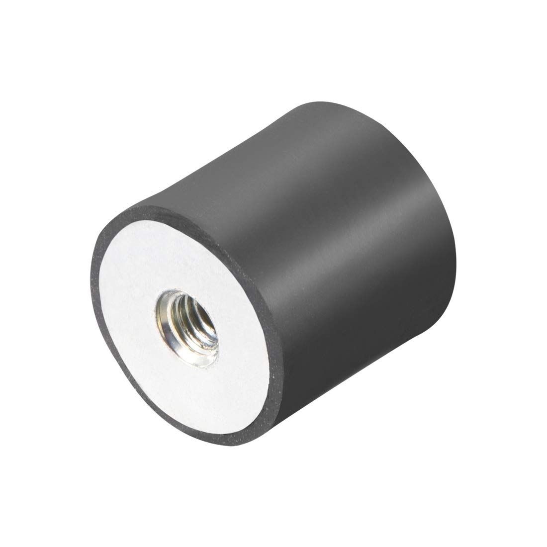 sourcing map 15 x 15mm M4 Thread Female Rubber Mounts,Vibration Isolators,Replaces Anti Vibration Pads Flat Silentblock Base Block 8pcs