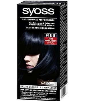 Amazon Com Syoss Professional Performance 1 4 Blue Black Hair