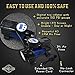 Motor Luxe Portable Air Compressor Pump 12V DC - Digital Tire Inflator with 100 PSI Pressure Gauge for Car - Auto Shut Off & Free Accessories