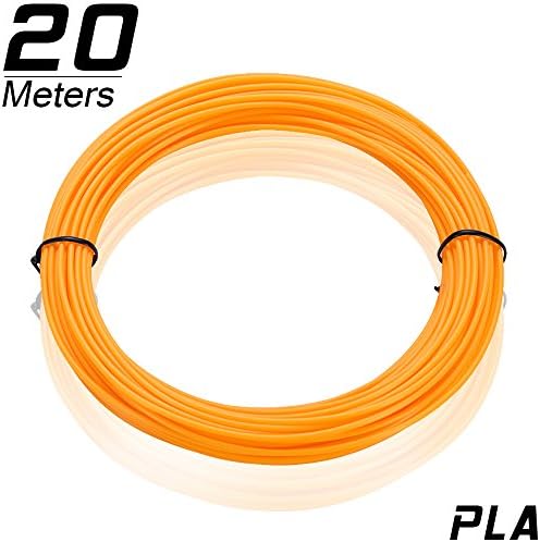 3D MARS Sample Orange 1.75mm 3D Printer PLA Filament (20 Meters / 65 Feet Each Color) for 3D Printing and 3D Pens Filament ,Dimensional Accuracy +/- 0.05mm