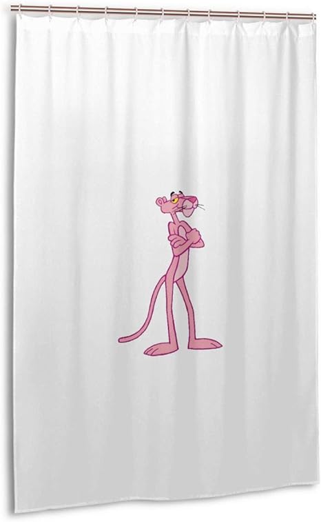 Amazon Co Jp ピンクパンサーかっこいいです2 シャワーカーテン 防カビ 防水 おしゃれ かわいい 浴室カーテン 軽量 速乾 取付簡単 122x1cm ホーム キッチン