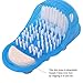 Messar Bathroom Shower No Bending Feet Brush Foot Cleaning Bristle Slipper Washer Bath Scrubber Massager Stick on Floor