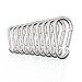 Ateman Snap Hook 2 Inch Stainless Steel Spring Snap Link Hook Carabiner, Set of 10 (5mm x 50mm)