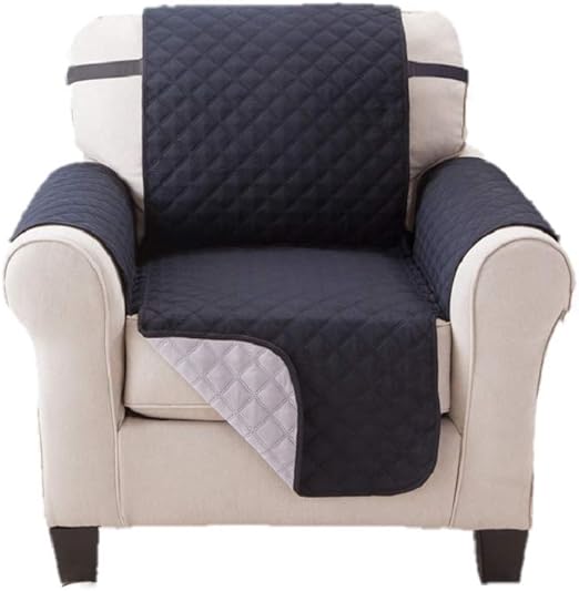 Amazon Com Deluxe Reversible Chair Slipcover Recliner Furniture