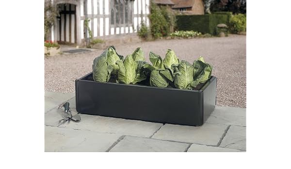 Garland Cama de Cultivo Mini elevada, Negro, 98x25x25 cm: Amazon ...