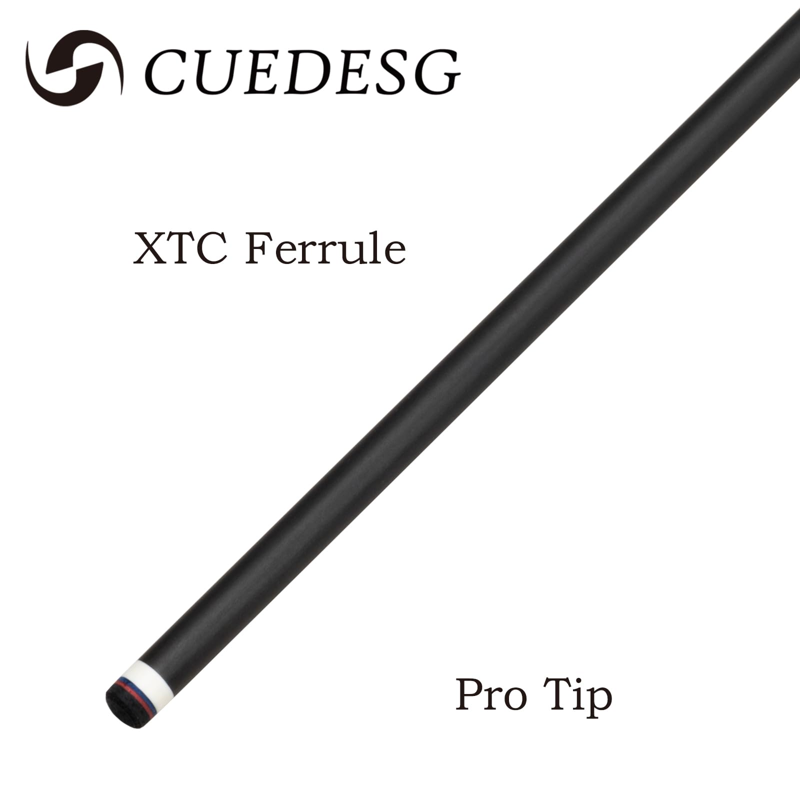 Carbon Fiber Pool Cue Stick – Low Deflection, 10.5mm/11.8mm/12.5mm Tip, Exotic Wood Butt, Adjustable Weight, Includes Case