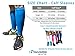 BeVisible Sports Calf Compression Sleeve - Leg Compression Socks For Men and Women | Calf Sleeves for Shin Splints Running Cycling Travel Nursing Maternity Varicose Veins Calf Pain Relief & Recovery