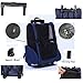 Pet Rolling Carrier Backpack Wheel Around 4-in-1 Pet Travel Carrier,Airline Approve Dog Carrier for Small Pet for Indoor & Outdoor Use (19