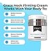 Grace Neck Firming Cream with Retinol, Hyaluronic Acid | Anti Aging Face Cream, Neck Cream and Double Chin Reducer | For Crepe Erase, Turkey Neck Tightener and Wrinkle Creamthumb 4