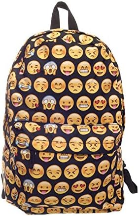 MSUGOI New 3d Emoji Backpacks Men's Backpack Travel Harajuku Fashion Casual Dayback School Shoulder Bags (3)
