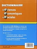 Image de Dictionnaire de Sciences Ã©conomiques et sociales