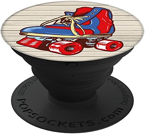 No Mames Guey Trendy &amp; Unique Retro Roller Skate Tattoo Art on Black for Wireless Phone PS01483 PopSockets Stand for Smartphones and Tablets