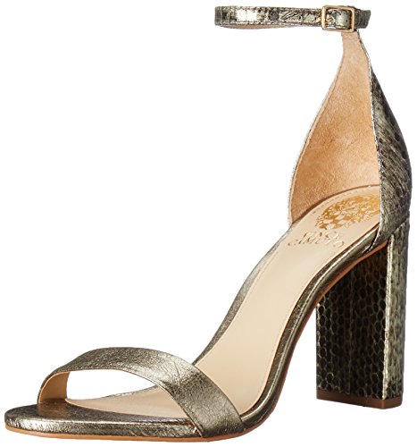 Vince Camuto Womens Mairana Dress Sandal Gold Nugget M
