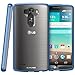 LG G3 Case, SUPCASE Unicorn Beetle Series Premium Hybrid Protective Bumper Case for LG G3, Frost Clear/Blue