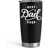 SANDJEST Dad Tumbler Gifts for Dad from Daughters Sons - 20oz Stainless Steel Insulated Coffee Travel Mug Christmas, Birthday, Father's Day Gift