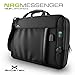 Ghostek NRGmessenger Series 8.5L Laptop Messenger Shoulder Bag + 16,000mAh Power Bank with 3 USB Ports | Water Resistant | Laptops Up to 15.3