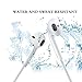 Bluetooth Headphones, INNLIFE V4.1 Wireless Stereo Noise Cancelling Sports Headset with Mic for iPhone 6s Samsung Galaxy S7 and Android Smartphones (white)