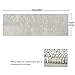 ITSOFT Plush Microfiber Long Runner - Non Slip Soft Bathroom Rug, Absorbent Machine Washable Chenille Bath Mat | Quick Dry Carpet, Great for Bath, Shower, Bedroom, or Door Mat (Light Gray, 59x21)