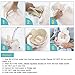 BOENFU Premium Classic Rubber Hot Water Bottle with Luxurious Faux Fur Cover, Great for Warmth Ease Aches Pains and Menstrual Cramps, Aid Comfort Sleep, Ideal Xmas Gift (2 Liters, Cream Color)