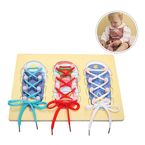 Buy Samber Baby Learn to Tie Shoelace Board Basic Skill Learning Board