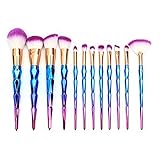 AccMart Makeup Brush Set,Unicorn Design Brushes,12PCS Makeup brushes, Make Up Foundation Eyebrow Eyeliner Blush Cosmetic Concealer Brushes