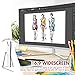 Viotek NB27CW 27-Inch LED Curved Monitor with Speakers, Bezel-Less Samsung VA Panel, 75Hz 1080P Full-HD FreeSync VGA HDMI VESA, Updated Version (White)
