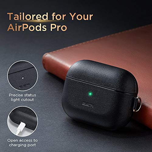 Esr Protective Cover For Airpods Pro 19 Release Metro Light Airpods Carrying Case With Keychain Keyring Shock Resistant Visible Front Led Brown Pricepulse