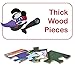 Ryan's World - Wooden Super Hero Jigsaw Puzzles (Set of 5) with Wooden Storage Box