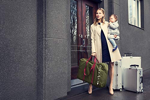 DockATot Deluxe Transport Bag (Moss Green) - The Perfect Travel Companion for Your DockATot