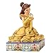 Jim Shore for Enesco Disney Traditions Belle with Chip Figurine, 5.5-Inch