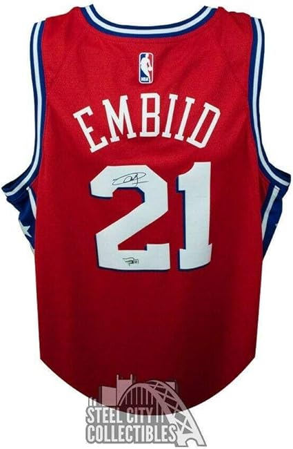 joel embiid signed jersey