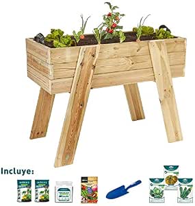 verdecora | Kit de Cultivo Huerto Urbano XL 100x50x75cm - Kit de ...