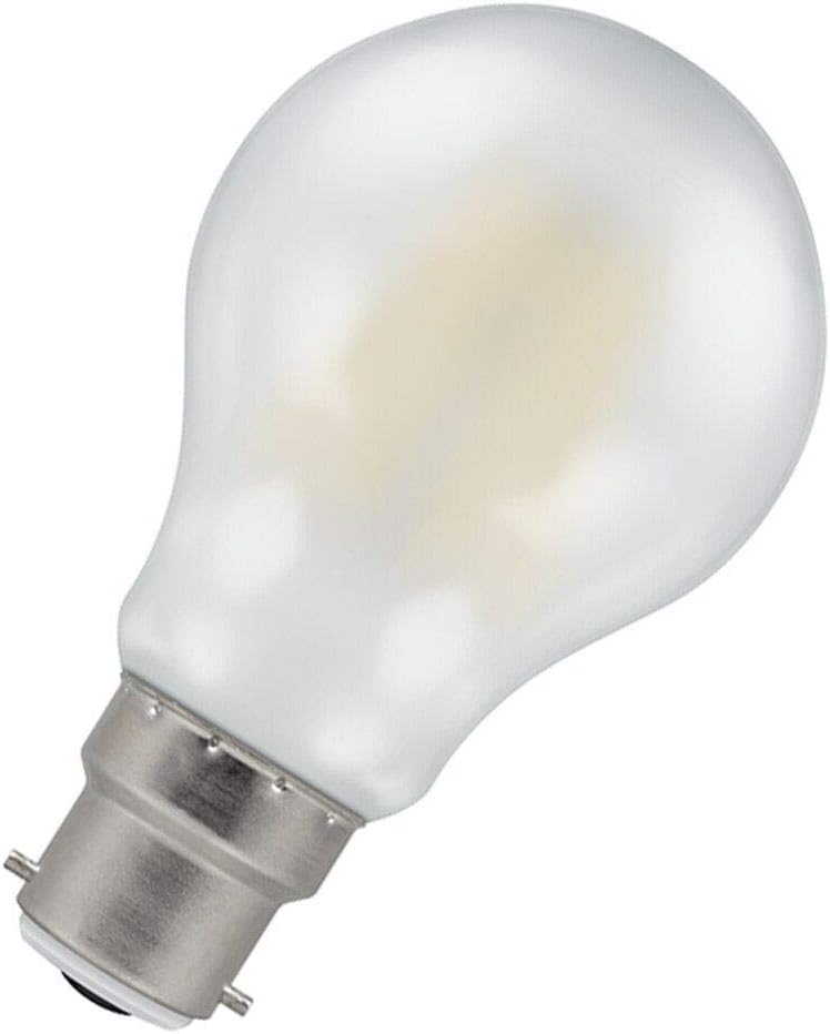 Crompton Lamps LED GLS 7.5W BC-B22d Dimmable Filament (60W Equivalent) 2700K Warm White Pearl 806lm BC Bayonet B22 Frosted Opal Light Bulb
