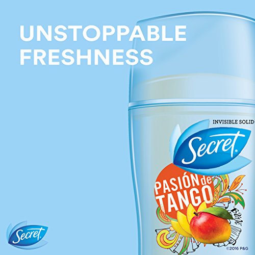 Secret Antiperspirant and Deodorant for Women, Original Invisible Solid, Pasión de Tango, 2.6 Oz - Thumbnail 5