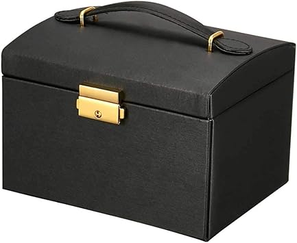 Amazon Co Jp アクセサリーケース ジュエリーボックス 大容量 ジュエリーボックス アクセサリー 収納 ジュエリー ボックス アクセサリーボックス ジュエリーケース 大容量 可愛い おしゃれ ピアス ネックレス プレゼント Black Generic