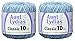 Aunt Lydia's Crochet Thread - Variegated - Size 10 - (2-Pack) Ocean