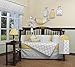 GEENNY Boutique Baby 13 Piece Crib Bedding Set, Yellow/Gray Chevron