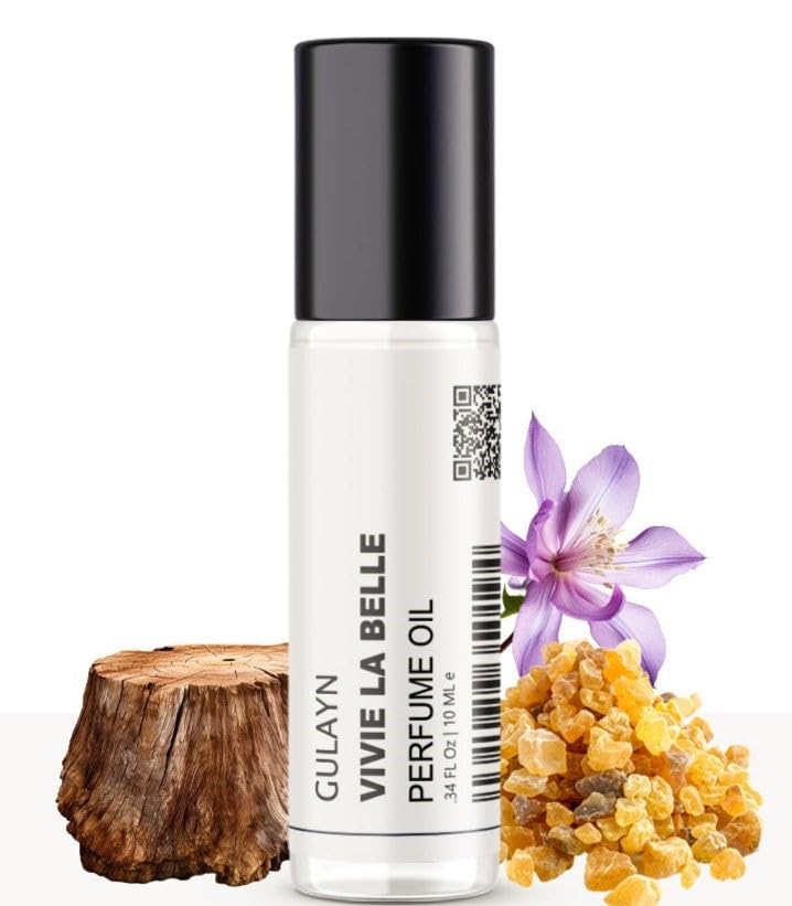 GULAYN Vivie La Belle Perfume Oil – Elegant Fruity Floral Fragrance for Women, 10 ml Roll-On