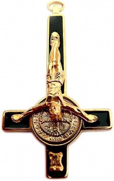Germanenschmuck Petruskreuz (Inverted Cross) Anhänger (Kettenanhänger