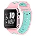 Compatible Apple Watch Band 38mm/ 40mm, Alritz Silicone Sport Strap Replacement for Apple Watch Series 4/Series 3/Series 2/Series 1/Nike+