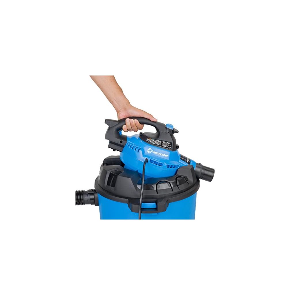 Vacmaster VBV1210, 12Gallon* 5 Peak HP** Wet/Dry Shop Vacuum with
